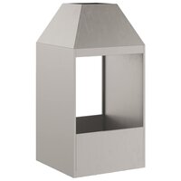 Vuurkorf Bruin 50 x 50 x 100 cm Cortenstaal 5