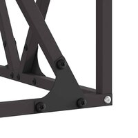 Vuurkorf Zwart 50 x 50 x 35 cm Koudgewalst staal 8