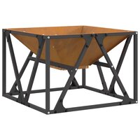 Vuurkorf Bruin 50 x 50 x 35 cm Cortenstaal 2
