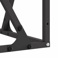 Vuurkorf Zwart 80 x 80 x 40 cm Koudgewalst staal 7