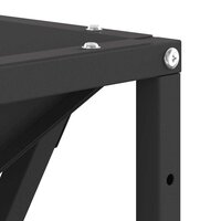 Vuurkorf Zwart 80 x 80 x 40 cm Koudgewalst staal 8