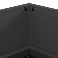 Vuurkorf Zwart 160 x 45 x 35 cm Koudgewalst staal 7