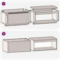 Vuurkorf Zwart 160 x 45 x 35 cm Koudgewalst staal 8