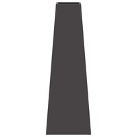 Vuurkorf Zwart 50 x 35 x 100 cm Koudgewalst staal 6