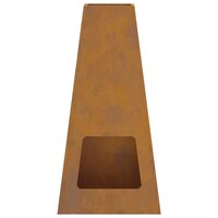 Vuurkorf Bruin 50 x 35 x 100 cm Cortenstaal 6