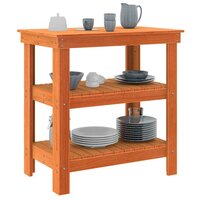 Werkbank Wasbruin 78.5 x 50 x 80 cm Massief grenenhout 3