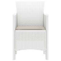 Tuinstoel 2 pcs Wit 53 x 49 x 85 cm PP 6