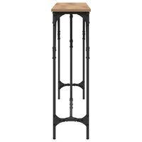 Wandtafel artisanaal eikenkleurig 140 x 23 x 75 cm 6