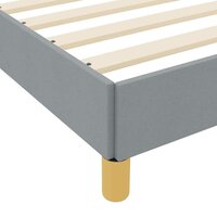 Boxspring bed Lichtgrijs en Bruin 80 x 200 cm 9