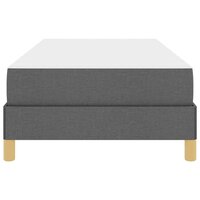 Boxspring bed Donkergrijs en Bruin 80 x 200 cm 6