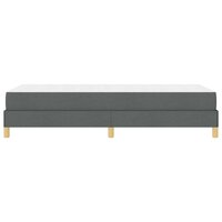 Boxspring bed Donkergrijs en Bruin 80 x 200 cm 7