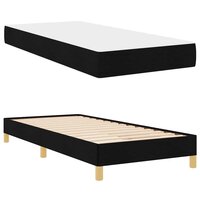 Boxspring bed Zwart en Bruin 80 x 200 cm 5