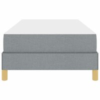 Boxspring bed Lichtgrijs en Bruin 90 x 190 cm 5