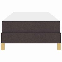 Boxspring bed Bruin 90 x 190 cm Stof en Engineered Hout 6