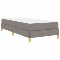 Boxspring bed Taupe en Bruin 100 x 200 cm 2