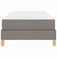 Boxspring bed Taupe en Bruin 100 x 200 cm 6