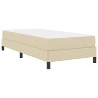 Boxspring bed met matras Cr&egrave;me 80 x 200 cm Stof 2
