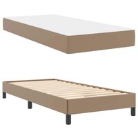Bed met matras Cappuccino 80 x 200 cm Kunstleer 5