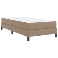 Bed met matras Cappuccino 80 x 200 cm Kunstleer 8