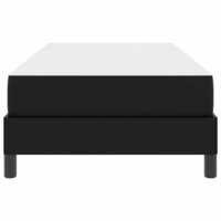 Bed met matras Zwart 90 x 200 cm Kunstleer 4