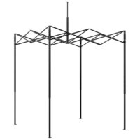 Kas met dak Groen 200 x 200 x 300 cm Staal 5
