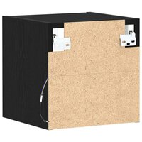 TV-kast Zwart 30 x 28.5 x 30 cm Bewerkt hout 8