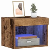TV-kast Wandgemonteerd Oud hout 40 x 30 x 30 cm Bewerkt hout 3