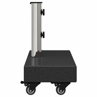 Parasolvoet Zwart 45 x 25 x 45 cm Graniet en Staal 6