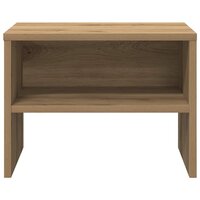 Nachtkastje artisanaal eikenkleurig 40 x 40 x 30 cm 5