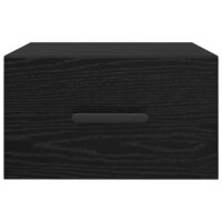 Nachtkastje Zwart eiken 35 x 35 x 20 cm Bewerkt hout 6