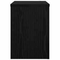 Plantenstandaard 2 pcs Zwart eiken 25 x 25 x 35 cm Bewerkt hout 7