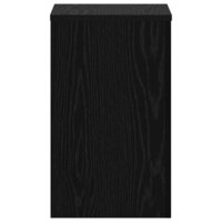 Plantenstandaard 2 pcs Zwart eiken 30 x 30 x 50 cm Bewerkt hout 7