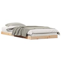 Bedframe Naturel 80 x 210 cm Massief grenenhout 3