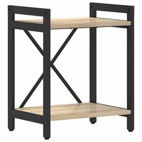 Boekenkast Sonoma eiken 40 x 30 x 48.5 cm Bewerkt hout 2