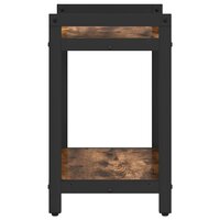 Boekenkast Gerookt eiken 40 x 30 x 48.5 cm Bewerkt hout 6