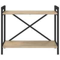 Boekenkast Sonoma eiken 60 x 30 x 48.5 cm Bewerkt hout 5