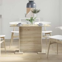 Eettafel Sonoma eiken 110 x 60 x 75 cm Bewerkt hout 4