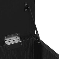 Opslagbank met kussen Zwart eiken 42 x 42 x 45 cm Bewerkt hout 9