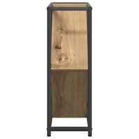 Wijnrek artisanaal eikenkleurig 51 x 18 x 52.5 cm Bewerkt hout 7