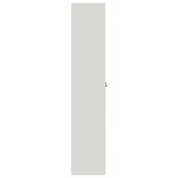 Archiefkast 90x40x200 cm staal lichtgrijs 5