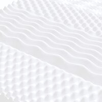 Schuimmatras 7 zones hardheid 20 ILD 140x210 cm wit 5