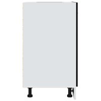 Onderkast zwart eik 60x46x81,5 cm bewerkt hout 7