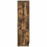 Hoge Kast Gerookt eiken 31.5 x 32 x 124 cm Bewerkt hout 7