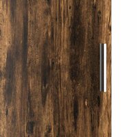 Hoge Kast Gerookt eiken 31.5 x 32 x 124 cm Bewerkt hout 9