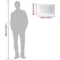 Badkamerspiegel LED 50x30 cm 6