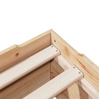 Bedframe zonder matras stapelbaar 80x200 cm massief hout 9