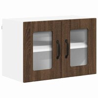 Keukenkast aan de muur Bruin Eiken 60 x 31 x 40 cm Bewerkt hout 2