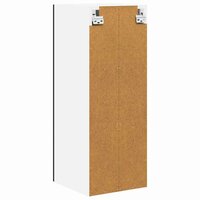 Keukenkast aan de muur Zwart 30 x 31 x 80 cm Bewerkt hout 8