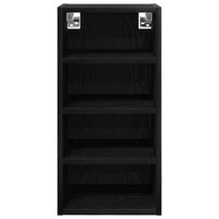 Hangkast Riga Zwart eiken 30 x 29,5 x 60 cm Bewerkt hout 5