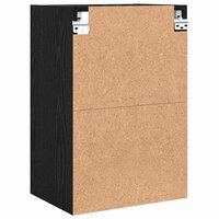 Hangkast Riga Zwart eiken 40 x 29,5 x 60 cm Bewerkt hout 7